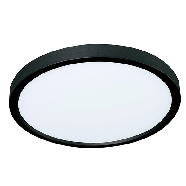 Afx Edge 6-in. Round LED Flush Mount, 5 CCT, Black EGRF06LAJD3BK